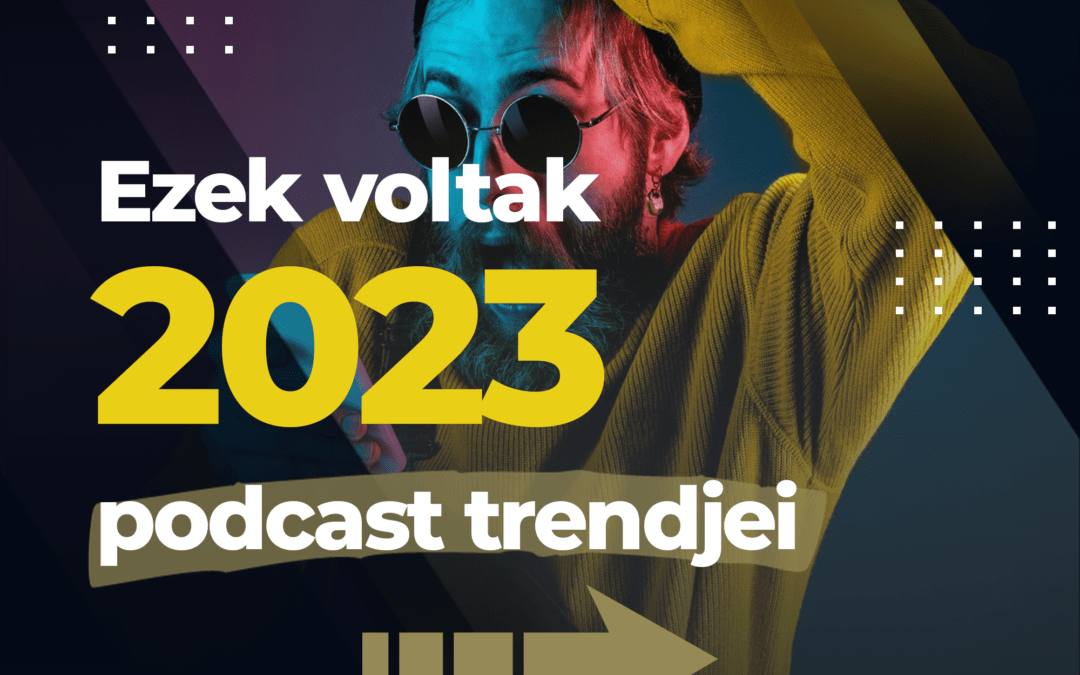 Ezek voltak a podcast piac trendjei 2023-ban